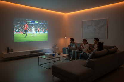 Proyector TDA6 Full HD 1080P | Android 9.0, WiFi 5G, Autoenfoque y Corrección Keystone